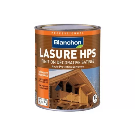 Lasure Bois Extérieur BLANCHON HPS satinée haute protection solvantée