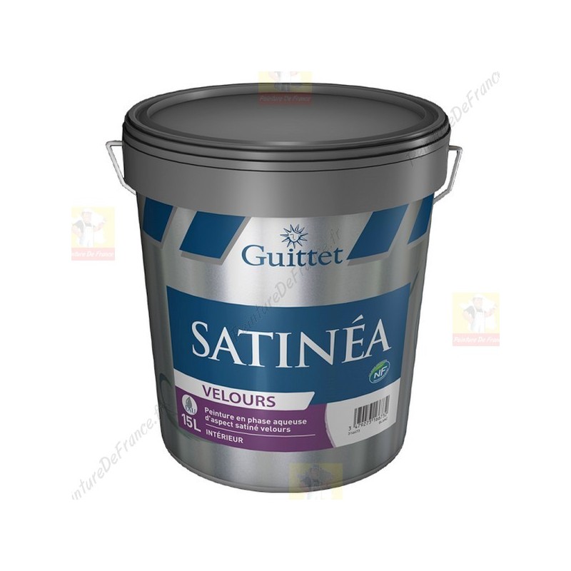 Peinture Guittet Satinéa Velours Blanc