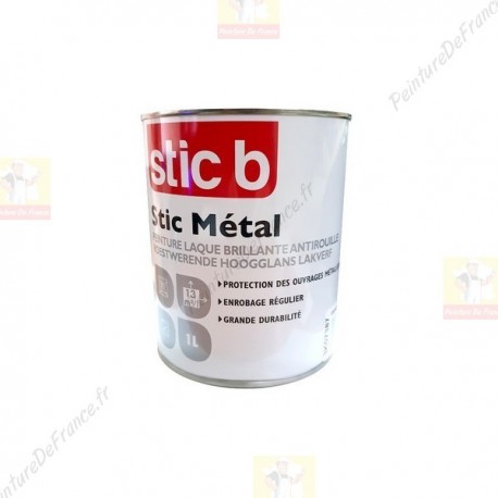 Peinture Stic B Métal couleur Aluminium 1L