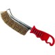 Brosse fil laiton ondulé 15 x 5 cm