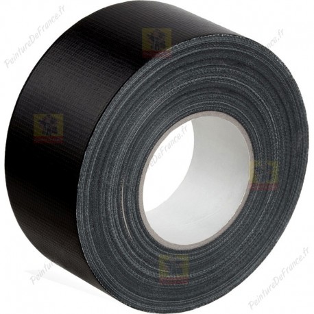 Ruban Adhésif Gaffer Couleur NOIR 15 mm x 10 m - Lot de 10