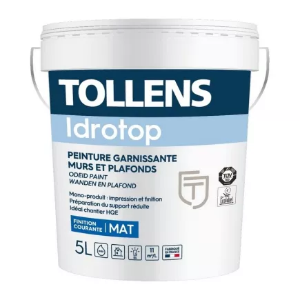 Peinture TOLLENS professionnelle Idrotop Mat