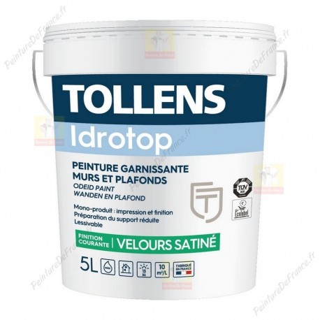 Peinture velours résistante pour murs plafonds et boiseries