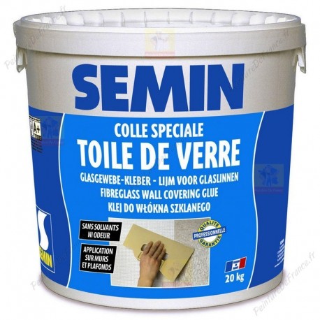 Colle toile de verre SEMIN prête à l’emploi 20 KG