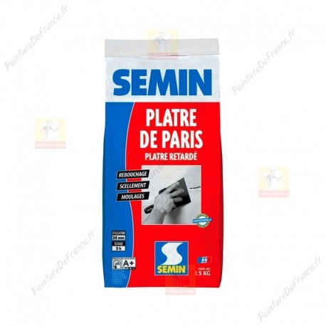 Platre de Paris SEMIN naturel et extra fin 1.50KG