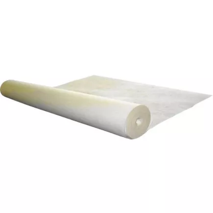 Lot de 2 films de protection chantier Basic plastique rouleau de 3 x 25m
