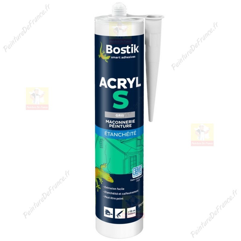 Mastic Acrylique BOSTIK Acryl S BLANC 310 ml 3 €