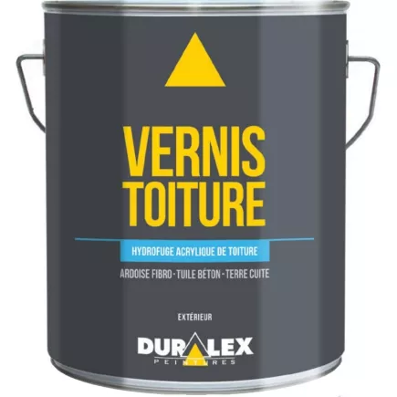 Vernis de protection toiture DURALEX sur tuiles mécaniques ou bétons, ciment, fibrociment et Schinggel