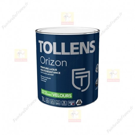 Laque TOLLENS professionnelle Orizon Velours haute durabilité et dépolluante