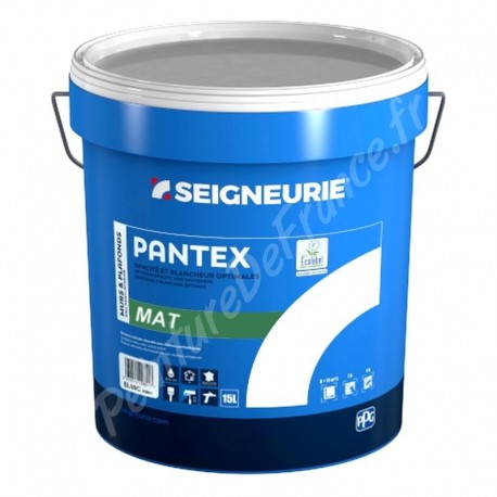 Peinture SEIGNEURIE Pantex Mat Blanc 15L