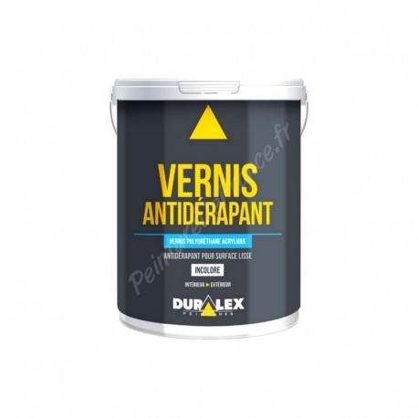 Vernis antidérapant DURALEX excellente dureté sur sol brute ou peint 1l