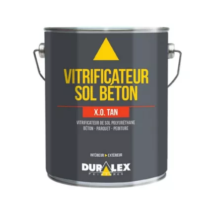 Vitrificateur béton DURALEX X O TAN verni, vitrifie et protège les sols INCOLORE