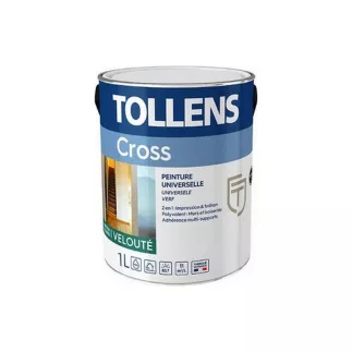 Peinture TOLLENS professionnelle Cross Velouté universelle 4 en 1