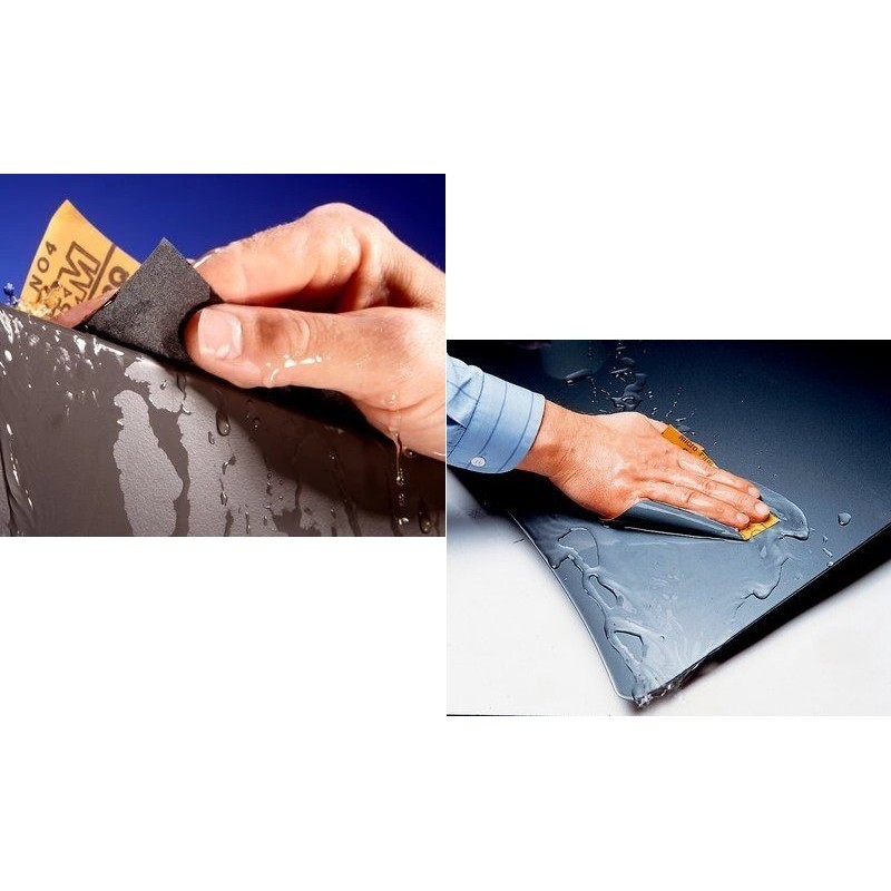 Feuilles abrasives 734 imperméable à l'eau 3M Très grande qualité de  finition x10