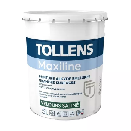 Peinture TOLLENS professionnelle Maxiline Velours Satiné