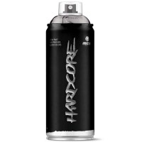 Bombe de peinture HARDCORE jet puissant et couvrant BRILLANTE 400 ml - Les GRIS