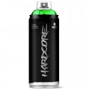 Bombe de peinture HARDCORE jet puissant et couvrant BRILLANTE 400 ml - Les VERTS