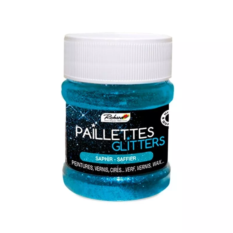 Paillette colorées RICHARD pour peinture, vernis et cire 30g Paillette colorées RICHARD pour peinture, vernis et cire 30g