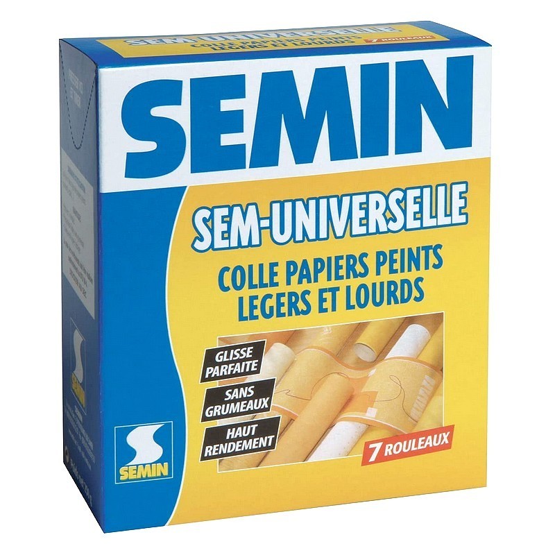 Lot de 5 colles pour papiers peints en pâte Semin Sem-Pro XXL