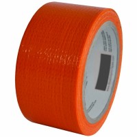 Adhésif bâtiment extérieur toilé orange pour surface à relief 48 mm x 20 m