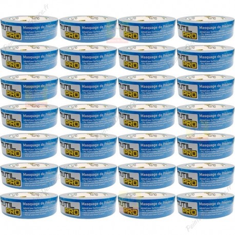 Adhésif masquage de précision OUTIL PRO surfaces délicates 30 mm x 50 m  (pack de 6)