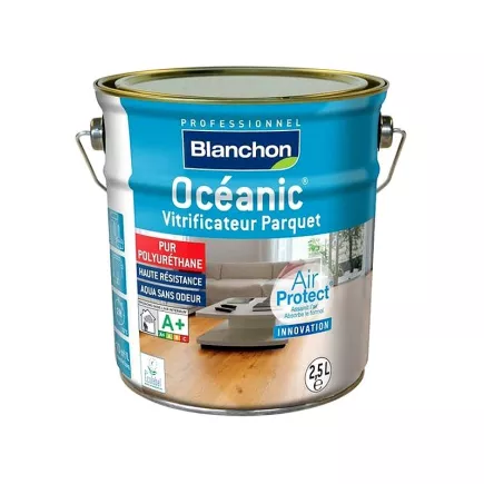 Vitrificateur parquet Professionnel BLANCHON Océanic Aqua-Polyuréthane haute résistance
