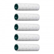 MICROSTAR.5 lot de 5 mini rouleaux L.100 ROTA microfibres aspect tendu laqué Poils: 5 mm