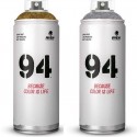 Aérosol de peinture 94 multi supports MAT 400 ml - OR & ARGENT