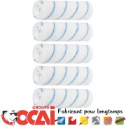 OCRYL13 patte de lapin OCAI bon pourvoir couvrant L.100 mm, Poils: 13 mm (x5)