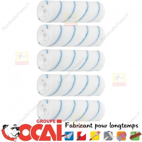 OCRYL13 patte de lapin OCAI bon pourvoir couvrant L.100 mm, Poils: 13 mm (x5)