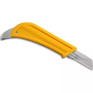 Cutter OLFA OL usage intensif, avec guide ergot en métal pour araser et pousser la moquette 18 mm