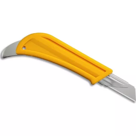 Cutter OLFA OL usage intensif, avec guide ergot en métal pour araser et pousser la moquette 18 mm
