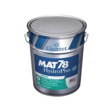 Peinture professionnelle GUITTET Mat 78 HydroPlus