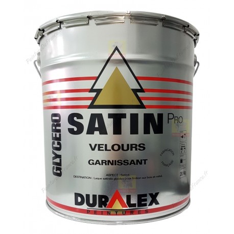 Peinture DURALEX Pro Garnissant SATIN BLANC 20 Kg