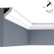 Corniche ORAC CB501 profil de base qui s'adapte à chaque intérieur 2 m