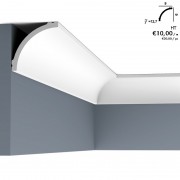 Corniche ORAC CB524 courbe élégante simple 2 m