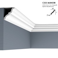 Corniche ORAC C325 MANOIR ingénieux jeu d'ombre et de lumière 2 m