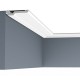 Corniche ORAC C356 plate simple avec ligne d'ombre à l'arrière 2 m