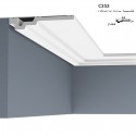 Corniche ORAC C353 faible ligne d'ombre, cette corniche plate donne l'impression de flotter L2m