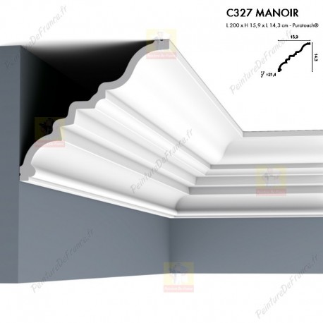Corniche ORAC C327 MANOIR ingénieux jeu d'ombre et de lumière 2 m