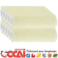 TOPLAK carton de 10 rouleaux OCAI laque en velours pur laine L.180 mm Poils: 4mm