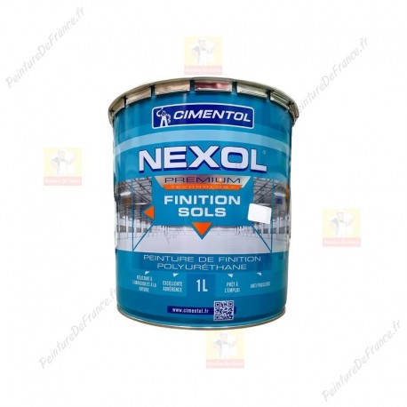 Peinture de sol CIMENTOL Nexol au polyuréthane pour garage, balcon Demi Brillant