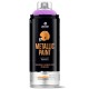 Peinture en aérosol métallisée MTN PRO professionnelle 400 ml violet