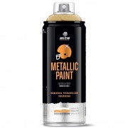 Peinture en aérosol métallisée MTN PRO professionnelle 400 ml gold