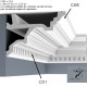 Corniche ORAC C305 combinable, unique et imposants 2m