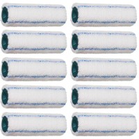 ROTACRYL mini rouleaux L.100 mm ROTA polyester tissée pommelé Poils: 12 mm (x10)