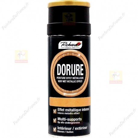 Aérosol dorure effet métallique RICHARD 400 ml DORURE OR RICHE