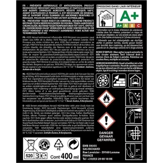 Aérosol primaire anti rouille Gris RICHARD haut pouvoir adhérence 400 ml