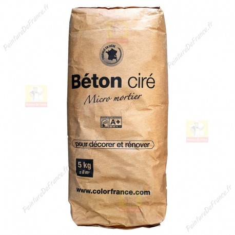 Béton ciré déco TERRAZZO Micro mortier teinté dans la masse 5kg