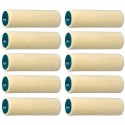 VELOURS étui de 10 petits rouleaux L.100 ROTA Laqueur Travaux soignés et tendu, Pure laine 4 mm